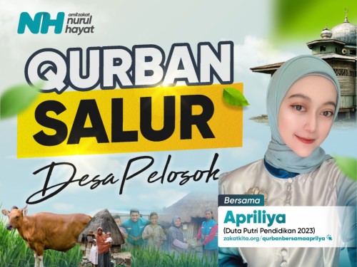 Qurban Salur Desa Pelosok Bersama Apriliya