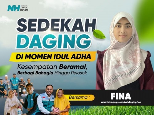 Sedekah Daging di Hari Qurban Bersama Fina
