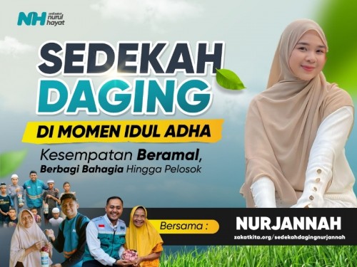 Sedekah Daging di Hari Qurban Bersama Nurjannah